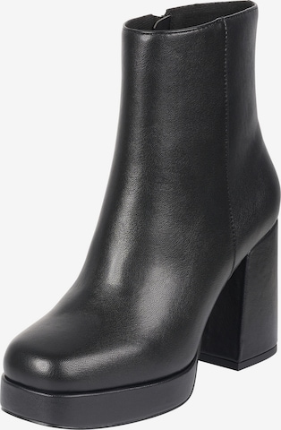 BULLBOXER Ankle Boots in Black: front
