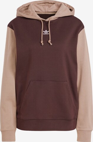 ADIDAS ORIGINALS Sweatshirt 'Neutral Court' in Bruin: voorkant