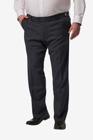 Men Plus Regular Pantalon in Grijs: voorkant