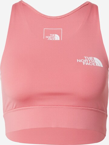 THE NORTH FACE Sports-BH 'FLEX' i pink: forside