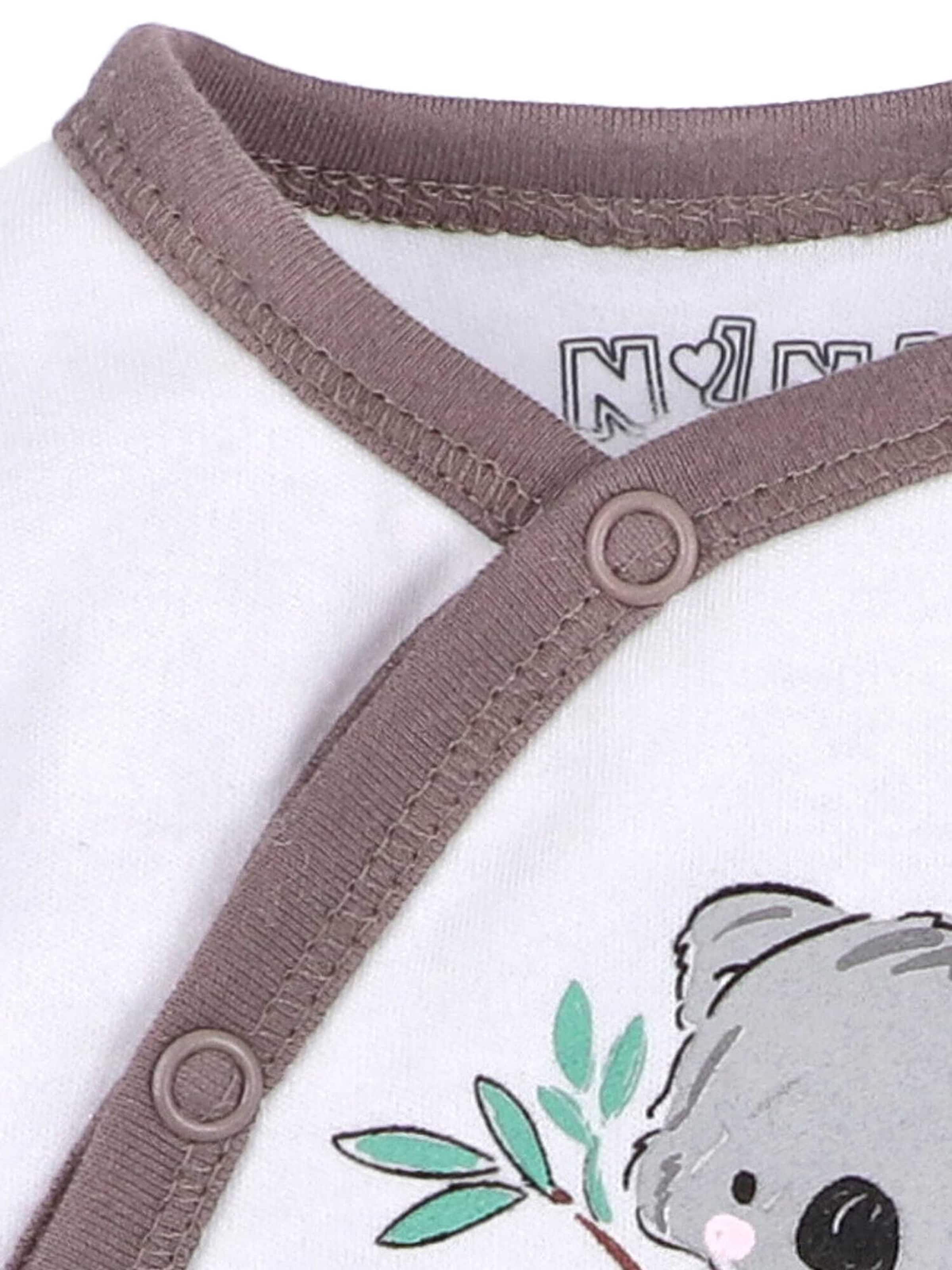 Barboteuse / body 'Koala' NINI en blanc