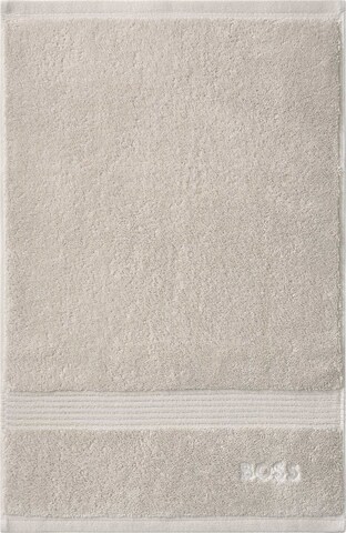 Asciugamano di BOSS in beige: frontale