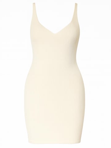 Nudyess Sommerkleid 'Lancerta Mini' in Beige: Vorderseite