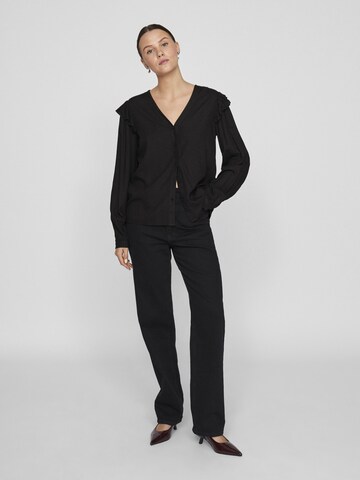 VILA Blouse in Zwart