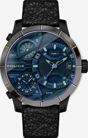 POLICE Analog Watch in Black: front