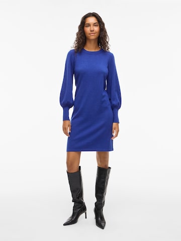 VILA Gebreide jurk 'VIKerry' in Blauw: voorkant