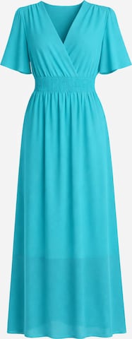 Robe Elara en bleu : devant
