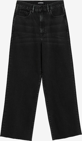 ARMEDANGELS Wide leg Jeans in Zwart: voorkant