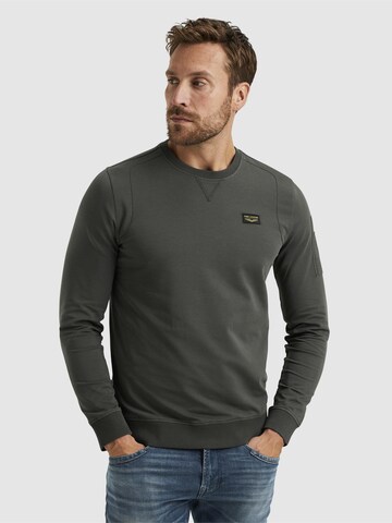 Felpa 'American Classic sweatshirt' di PME Legend in verde: frontale