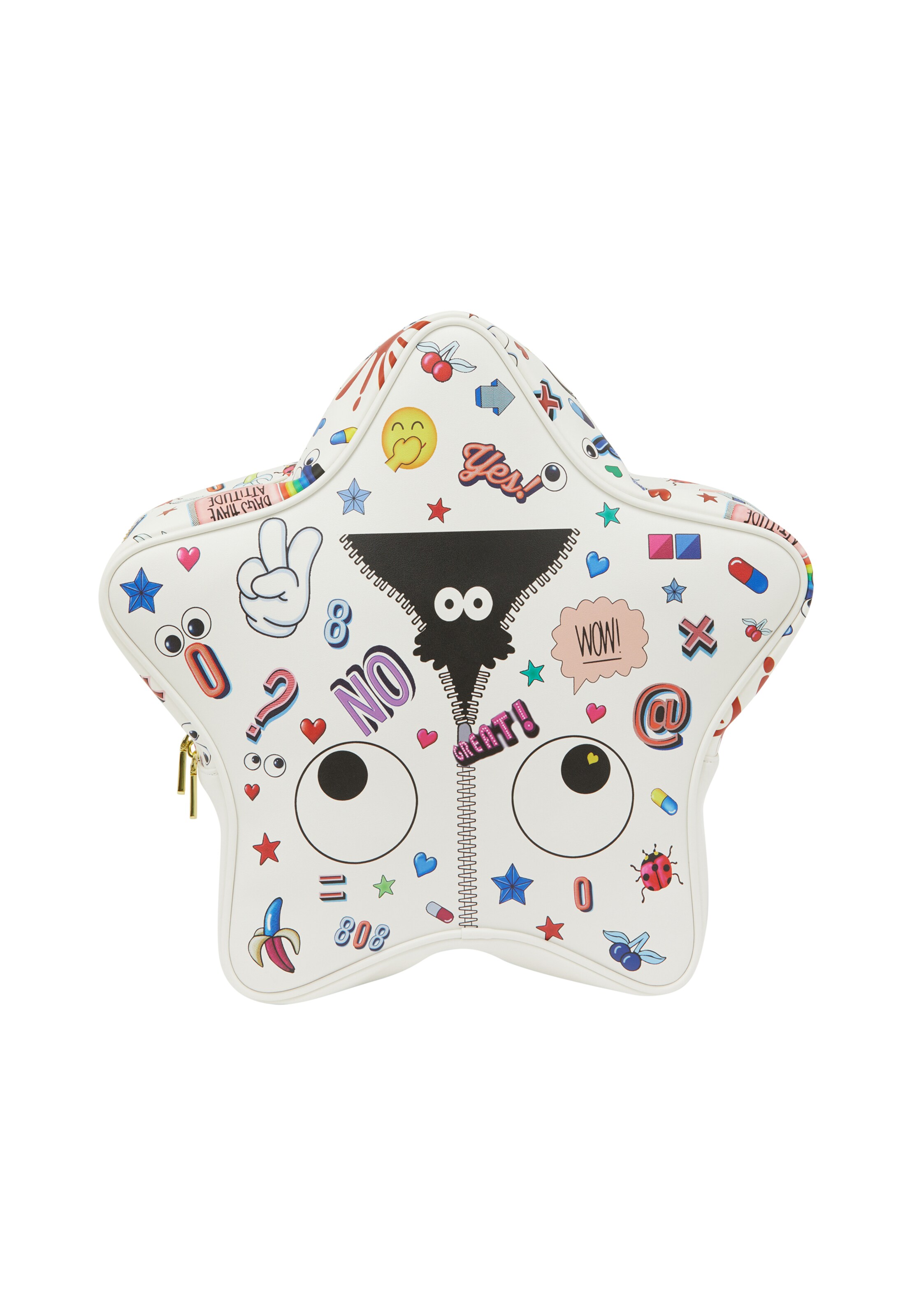 MYMO Batoh 'Pop Eyetheme' - žltá / ružová / čierna / biela, Produkt