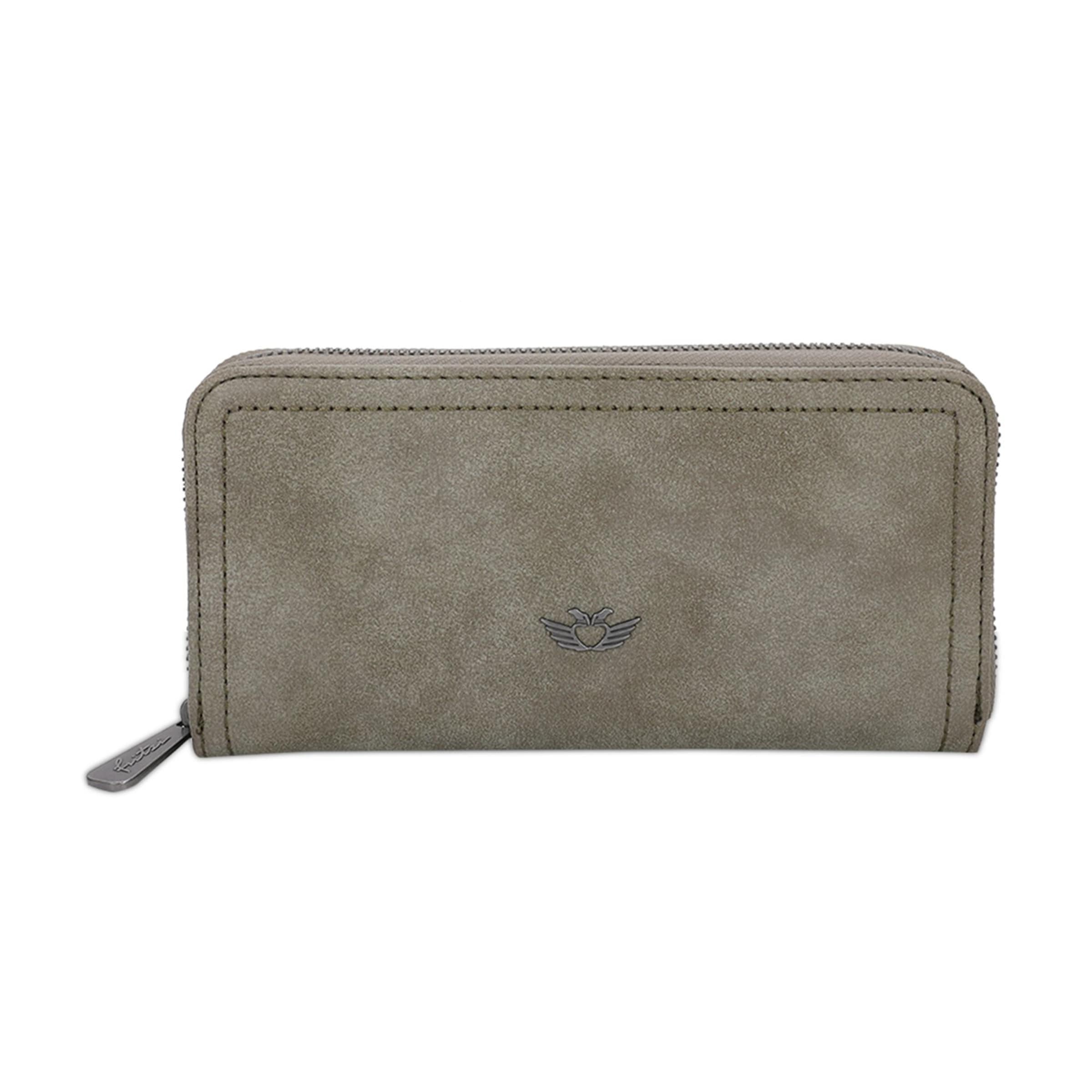 Fritzi aus Preußen Portemonnaie 'Nicole ' in Grün: Vorderseite