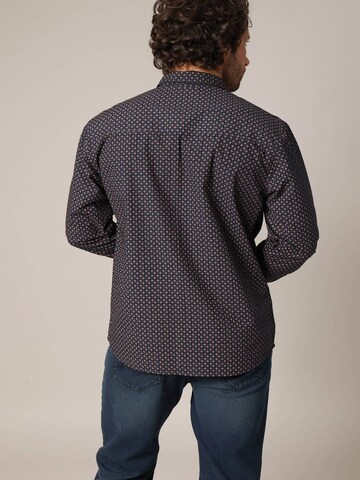 Coupe slim Chemise 'SILAS' Deeluxe en bleu