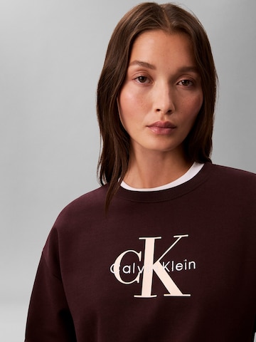 Felpa di Calvin Klein Jeans in marrone