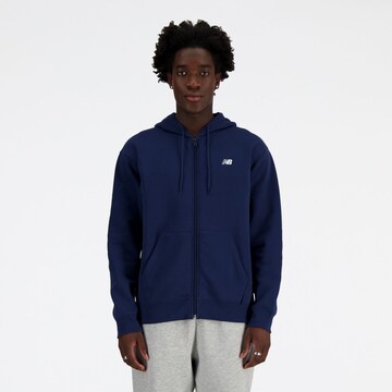 new balance Sweatjacke 'Essentials' in Blau: Vorderseite