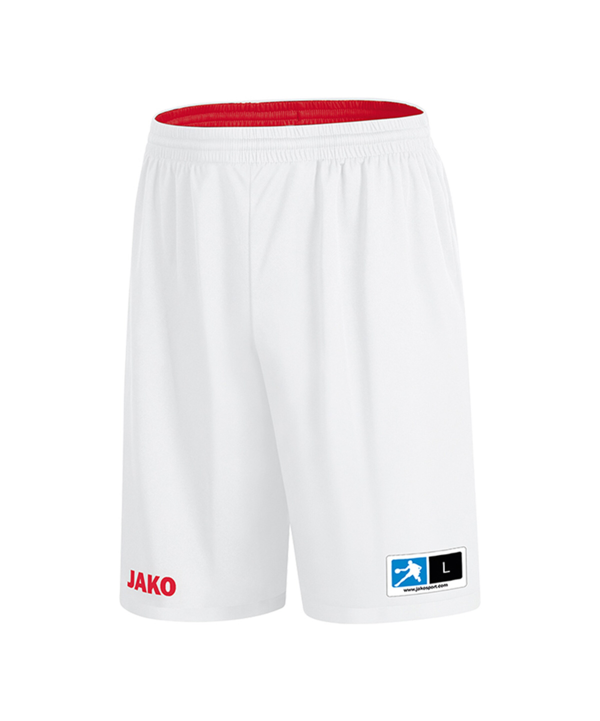 JAKO Regular Sportshorts 'Change 2.0' in Rot: Vorderseite