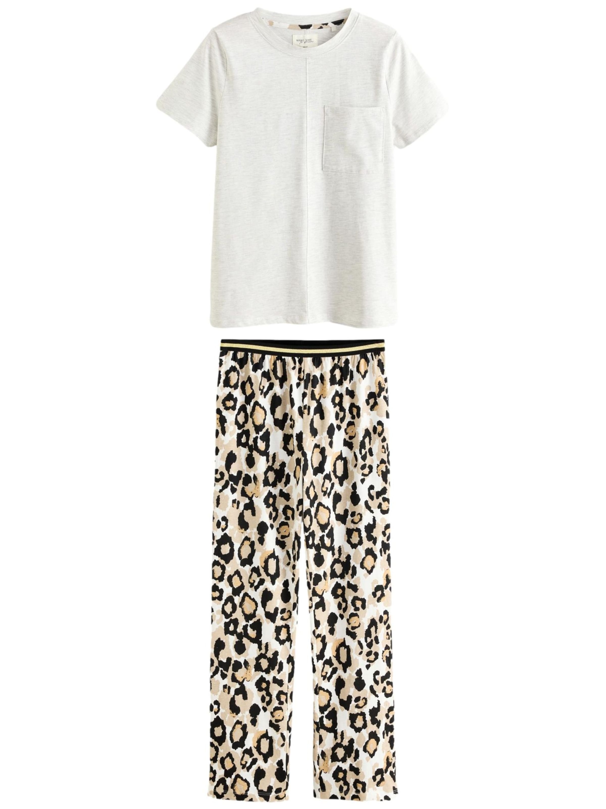 Next Pyjama värissä ruskea: etupuoli