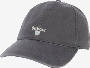 Barbour - Boné em cinzento: frente