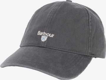 Casquette Barbour en gris : devant