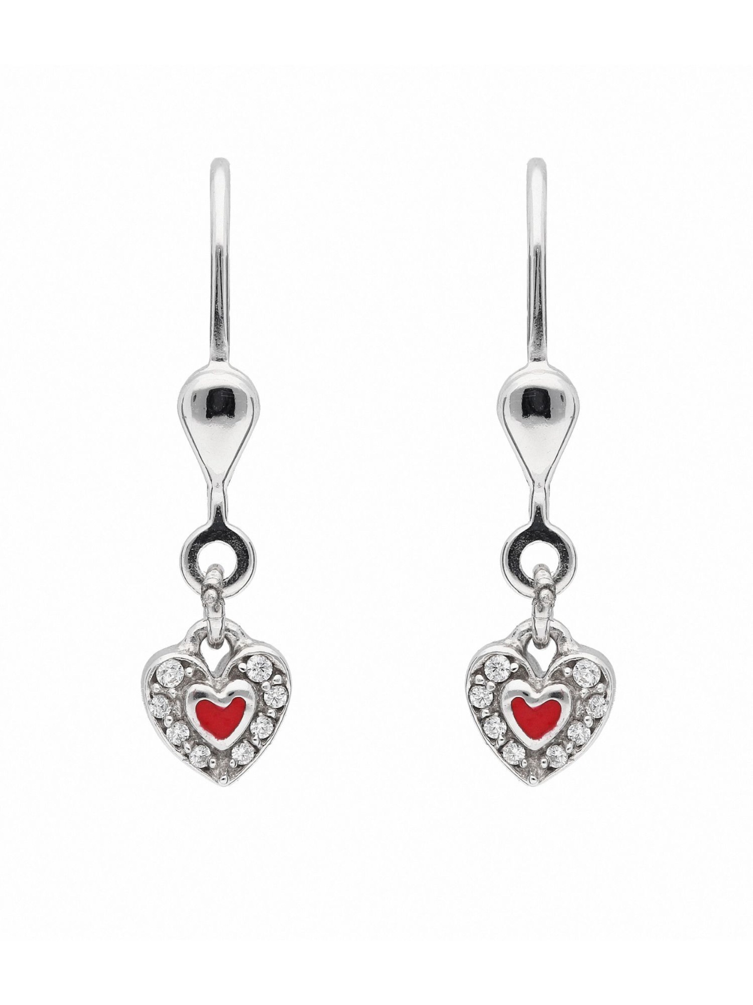 Adelia´s Ohrringe in Silber: Vorderseite