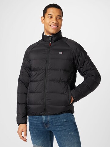 Tommy Jeans Between-season jacket in Black: front