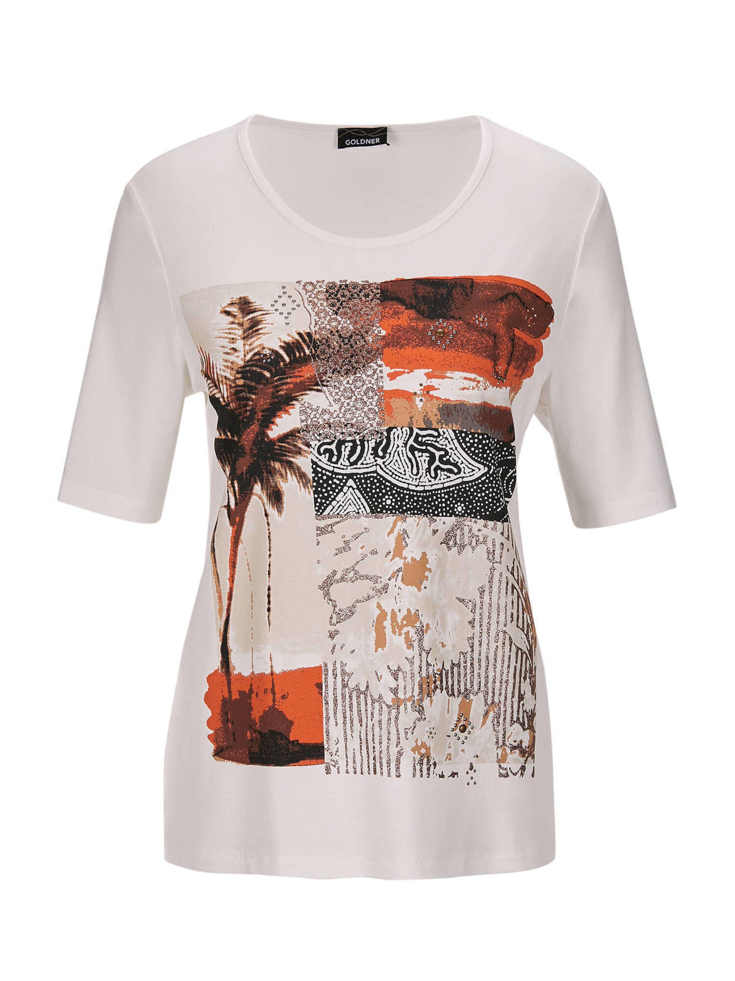 T-shirt Goldner en blanc : devant