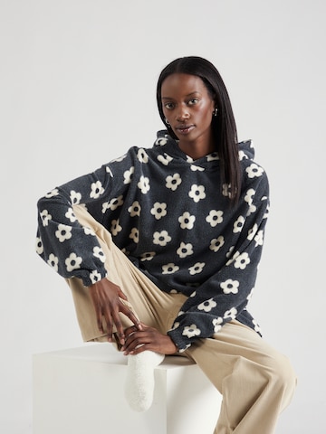 florence by mills exclusive for ABOUT YOU Sweatshirt 'Dotta' in Zwart: voorkant