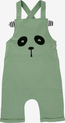 Turtledove London Regular Latzhose in Grün: Vorderseite