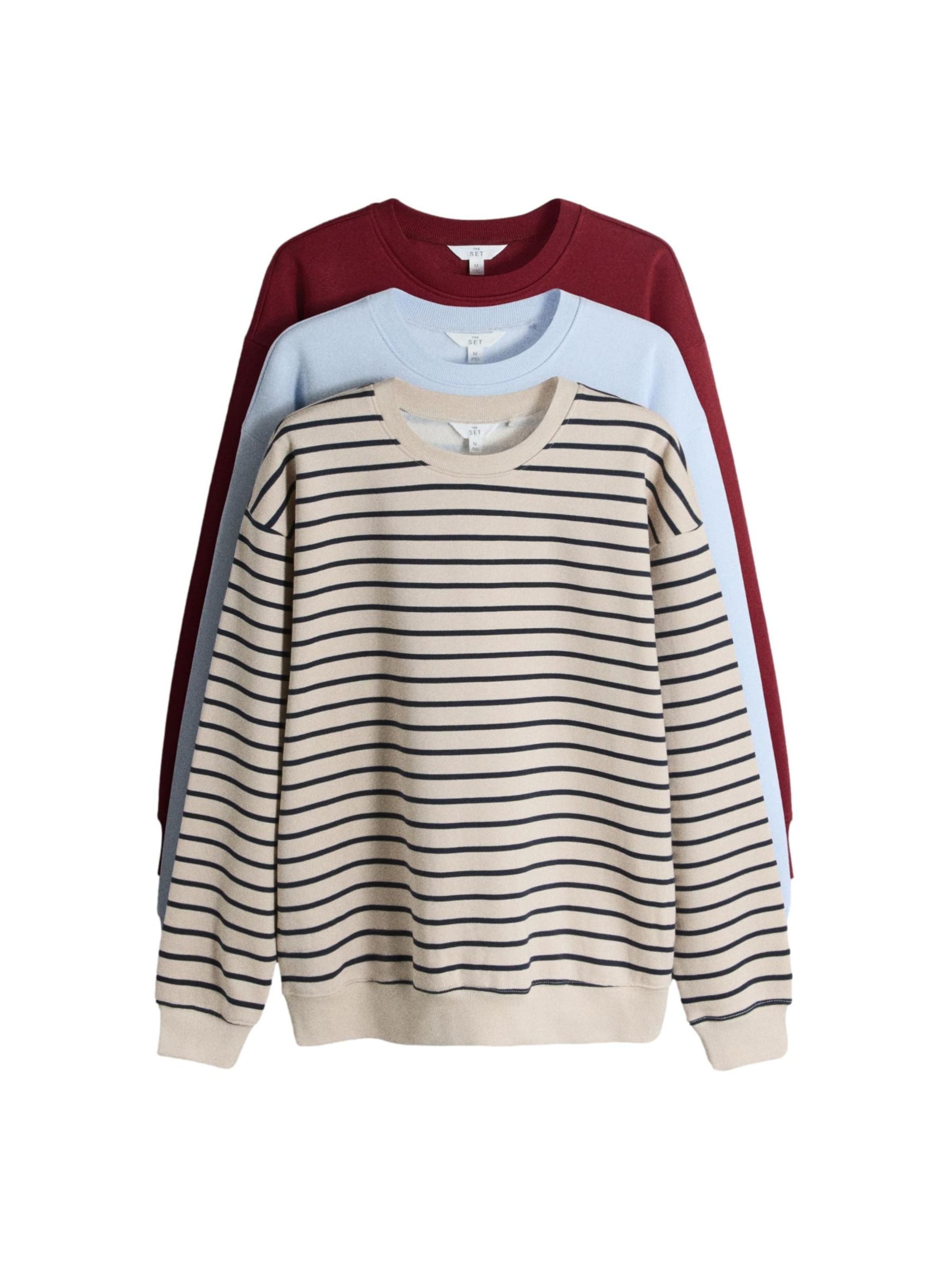 Felpa di The Set in blu: frontale