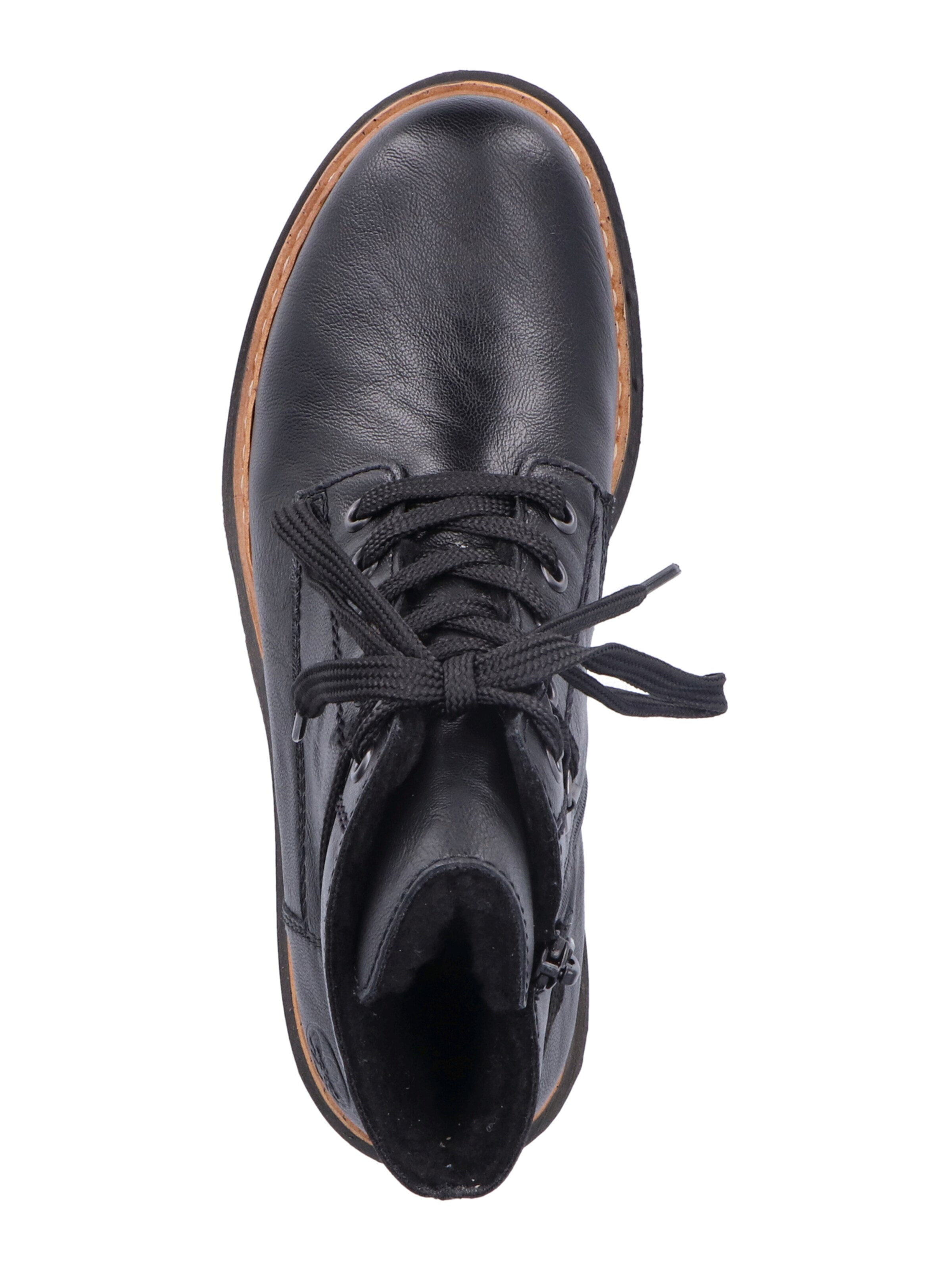 Bottines à lacets Rieker en noir
