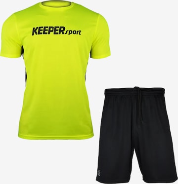 KEEPERsport Tracksuit in Yellow: front