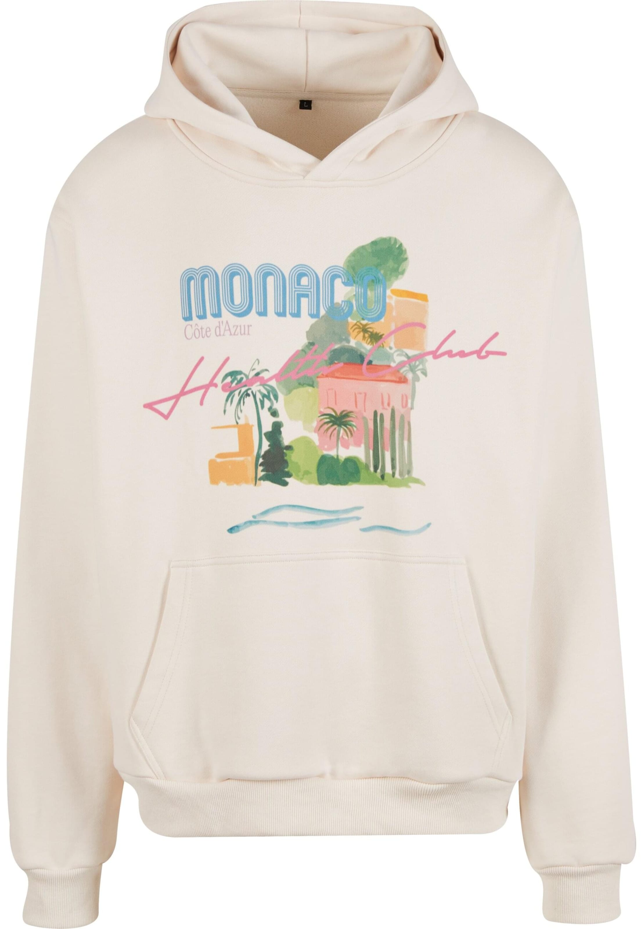 Pica Pica Sweatshirt 'Monaco Health' in Beige: front