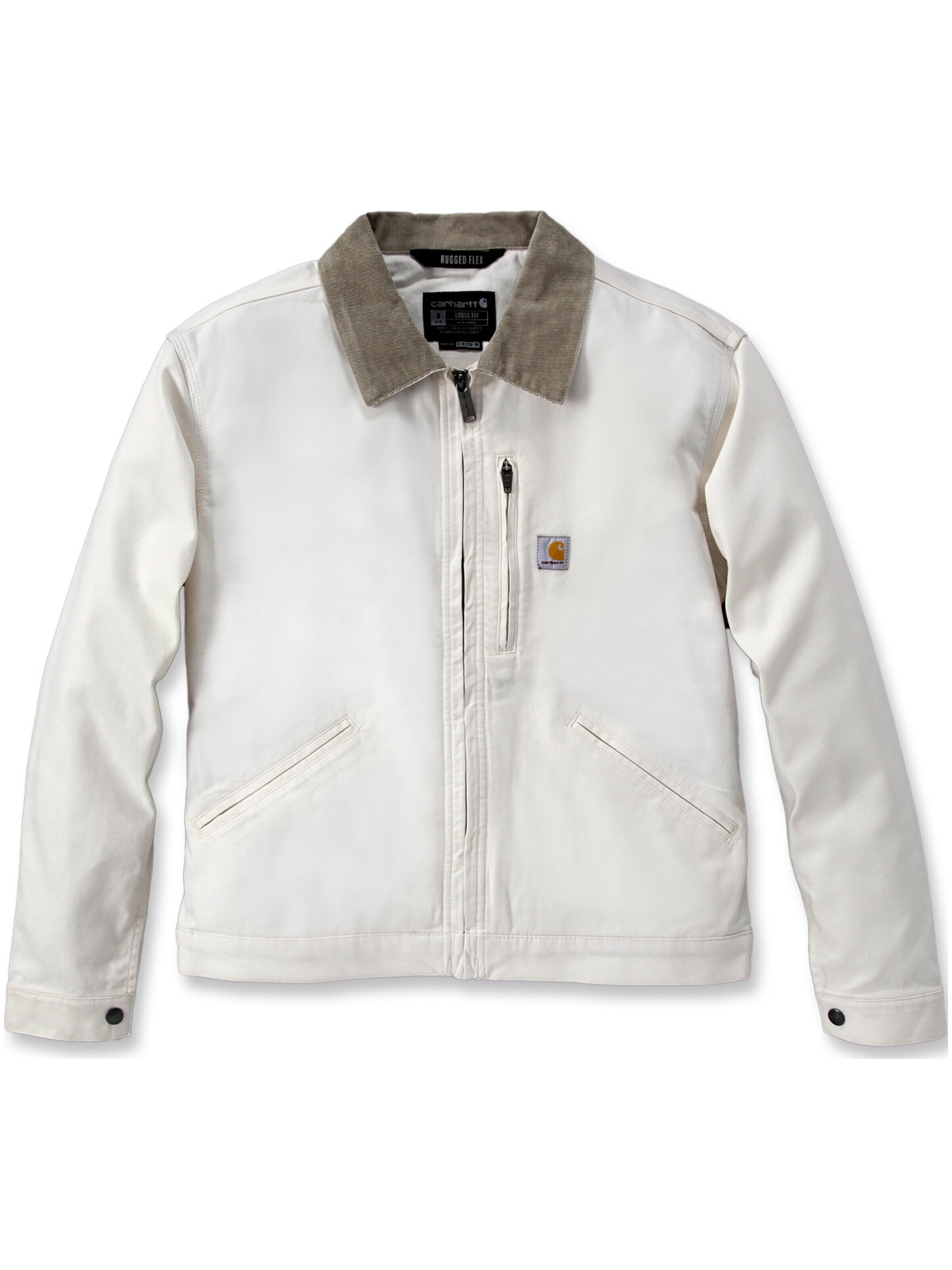 Carhartt WIP Between-season jacket 'Detroit in weiß' in White: front