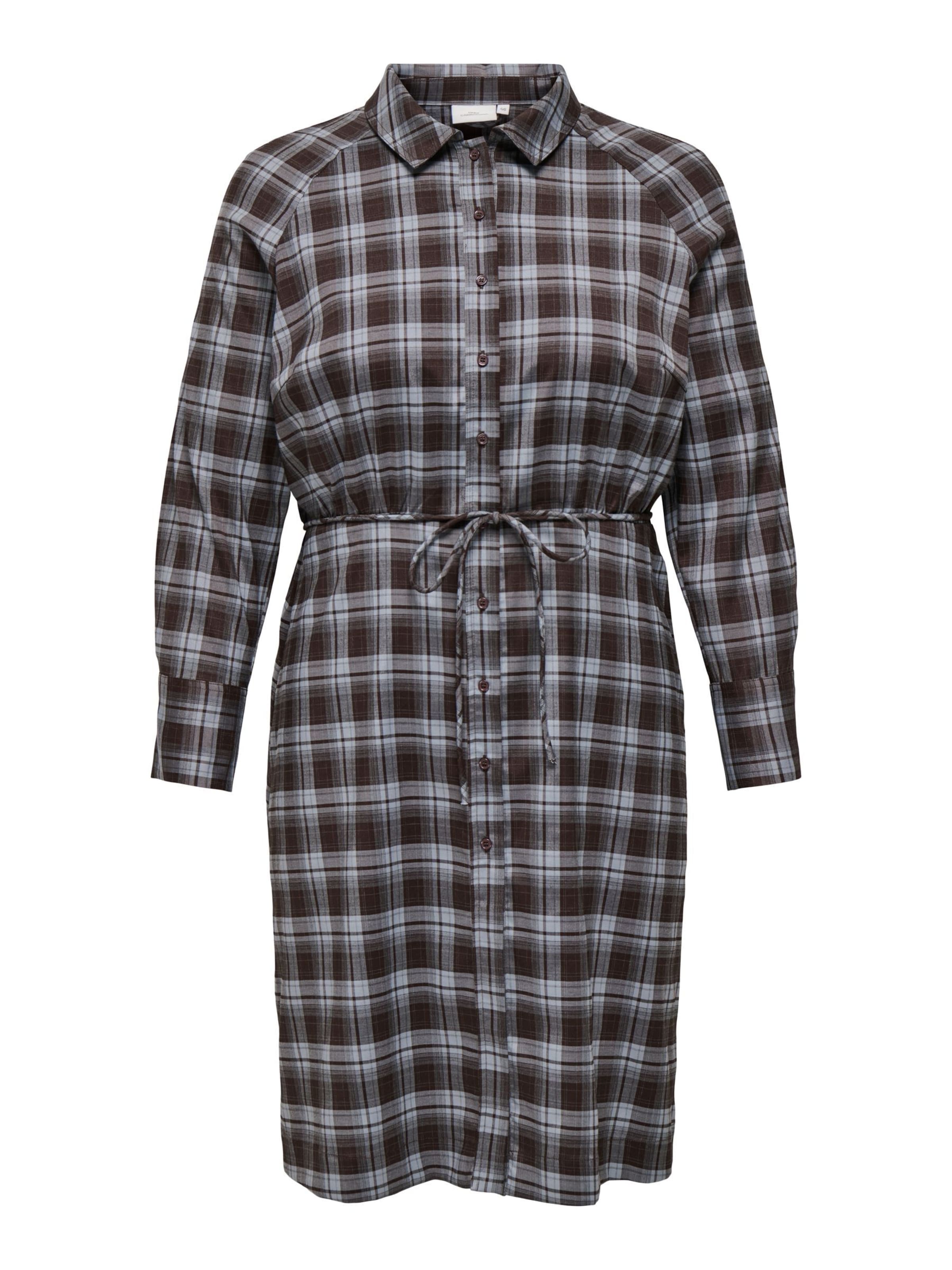 ONLY Carmakoma - Vestido en gris: frente