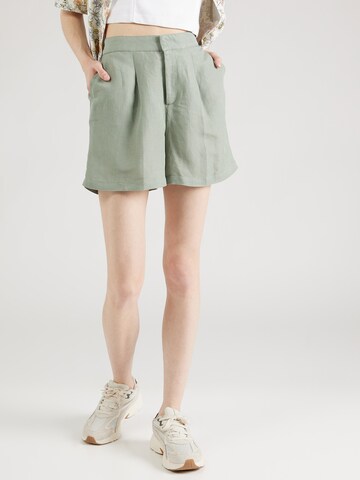 ONLY regular Παντελόνι πλισέ 'SIFF' σε πράσινο: μπροστά