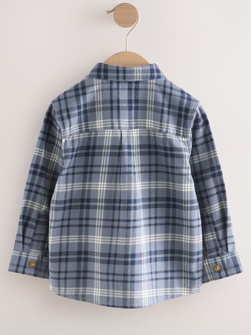Next Regular fit Button Up Shirt in Blue