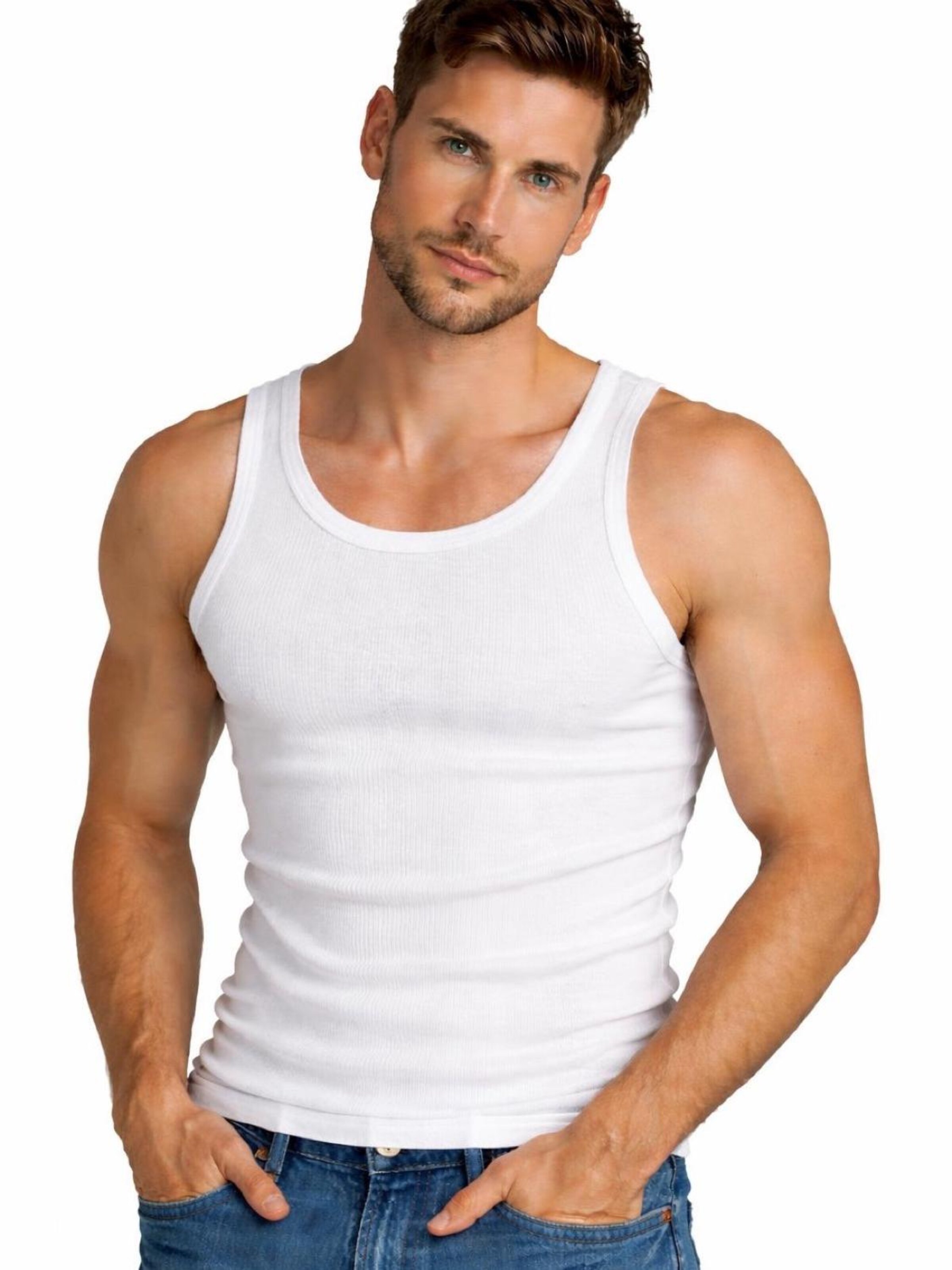 Cocain Underwear Undershirt in White