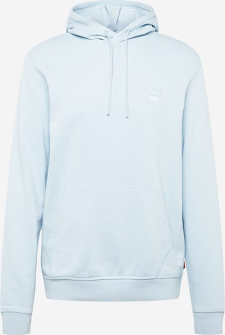 BOSS Orange Sweatshirt 'Wetalk' in Blauw: voorkant