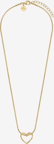 PURELEI Necklace 'Hearts Of Love' in Gold: front