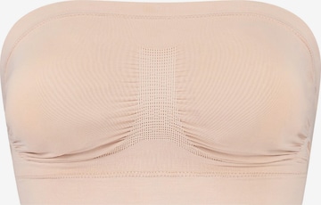 Bye Bra Mieder 'Soft Touch Seamless Tube Top' in Beige: Vorderseite