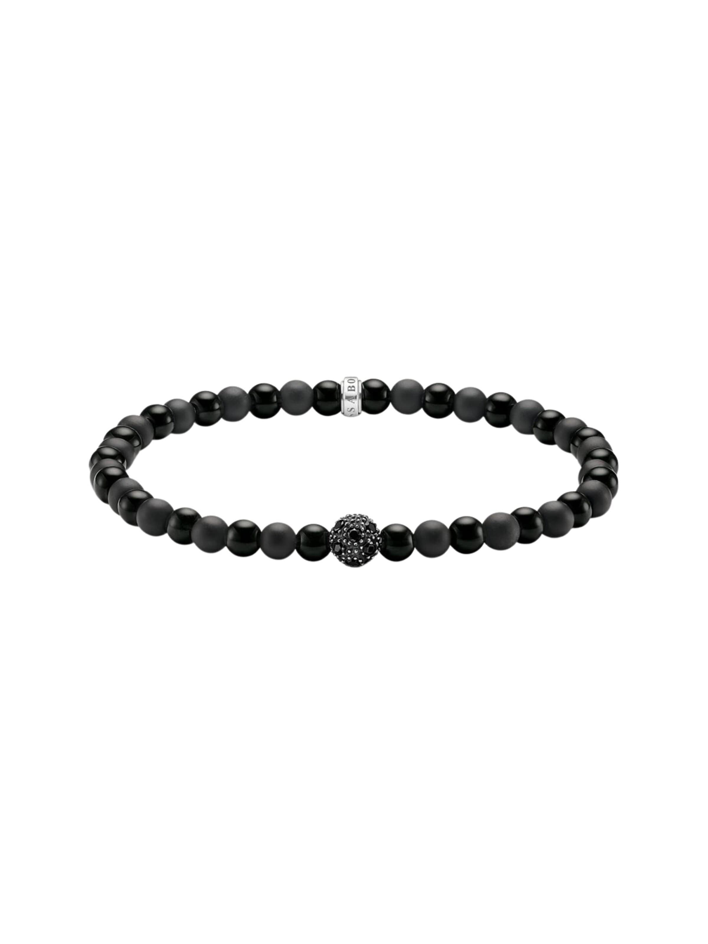 Bracelet 'Talisman Armband Positive Energie' Thomas Sabo en noir : devant