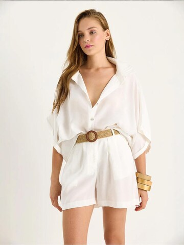 Bianco Lucci Broekpak in Wit