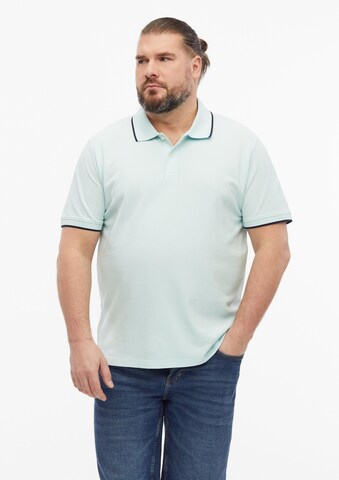 s.Oliver Men Big Sizes Shirt in Blue: front