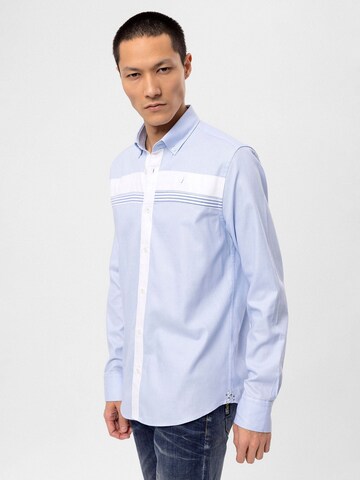 By Diess Collection Regular fit Πουκάμισο σε μπλε