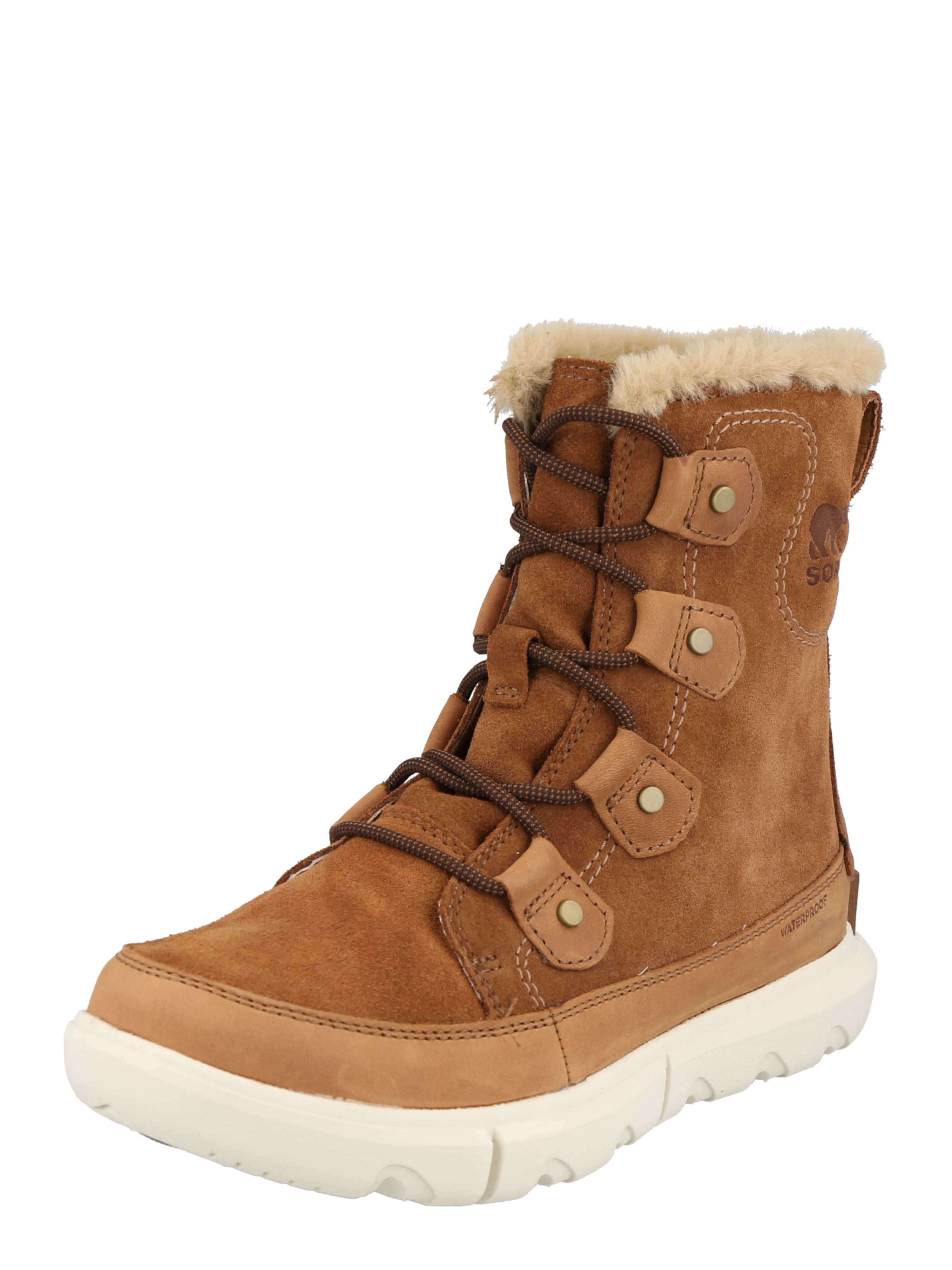 SOREL - Botas de nieve 'Joan' en marrón: frente