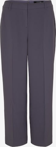 COMMA Wide leg Pantalon in Grijs: voorkant