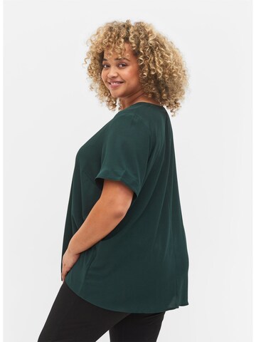 Zizzi Blouse 'Vanni' in Groen