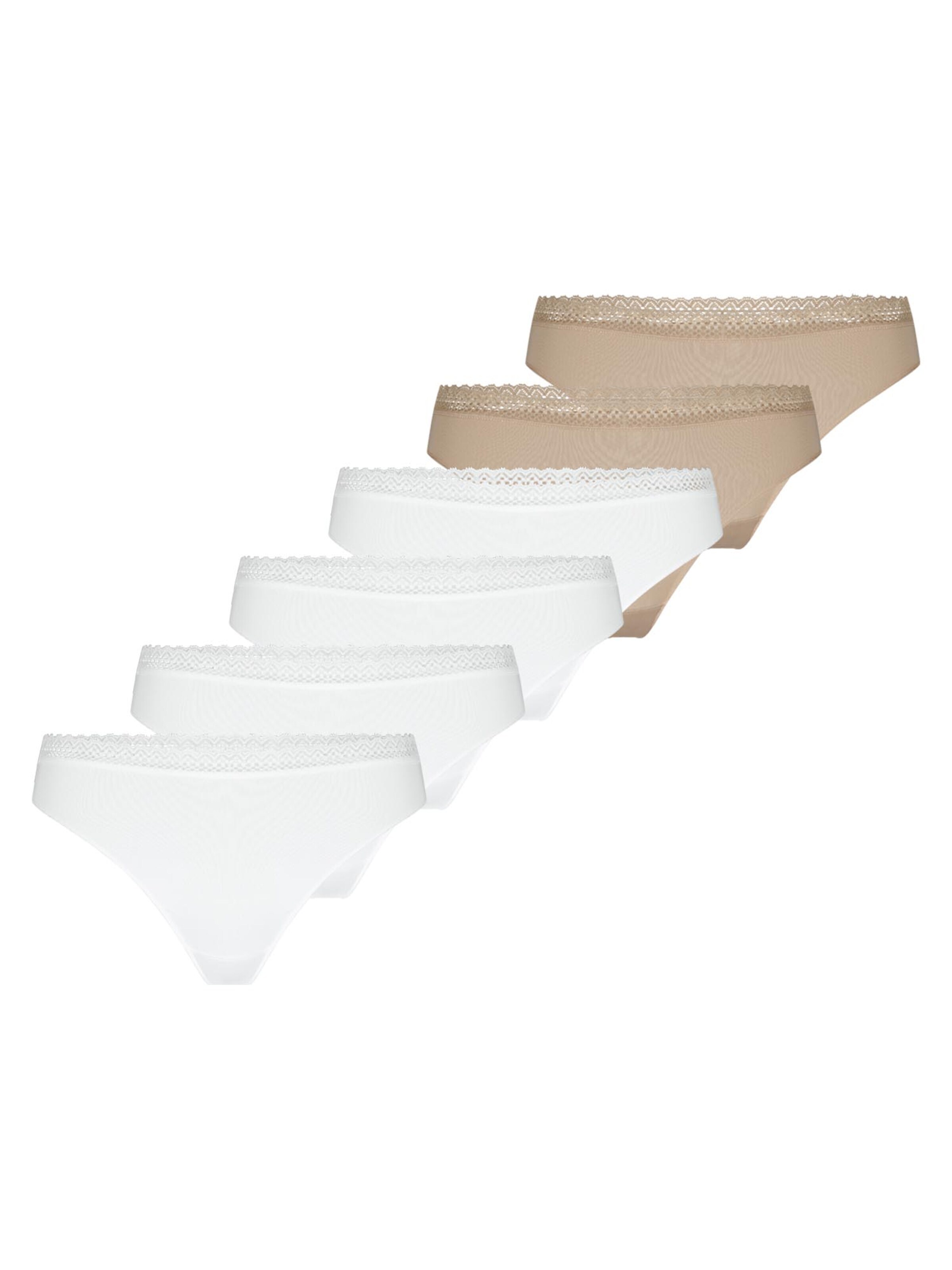 Nina von C. String 'Slipboutique' in Beige: front