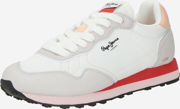 Sneaker bassa 'NATCH' di Pepe Jeans in bianco: frontale