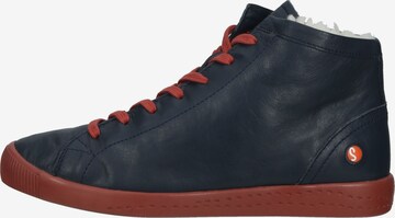 Softinos Lace-Up Ankle Boots in Blue