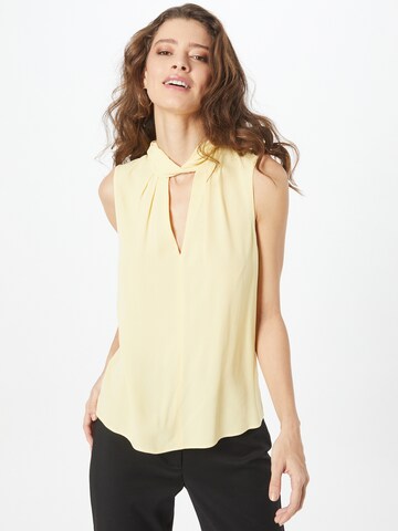 PATRIZIA PEPE Bluse 'CAMICIA' i gul: forside